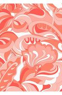 Audrey Dress #2 Shirt Collar 3/4 Sleeve Long Length Cotton Stretch (Pucciesque Graphic)