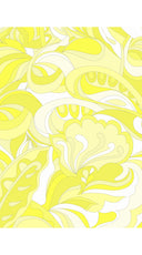 Camicia Aster con colletto, manica 3/4, lunghezza midi, in ramie (grafica Pucciesque)