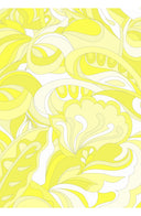 Audrey Dress #2 Shirt Collar 3/4 Sleeve Long Length Cotton Stretch (Pucciesque Graphic)