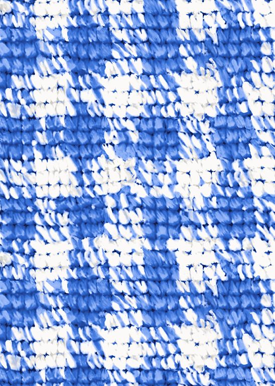 Zeller Skirt Midi Length Cotton Stretch (Ratan Houndstooth)