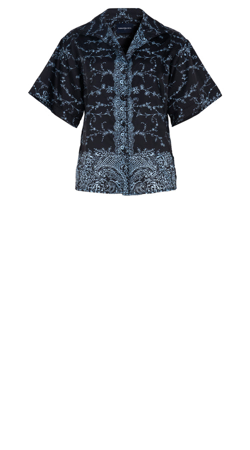 Leah Shirt Nylon (Reticella Lace Ivory)