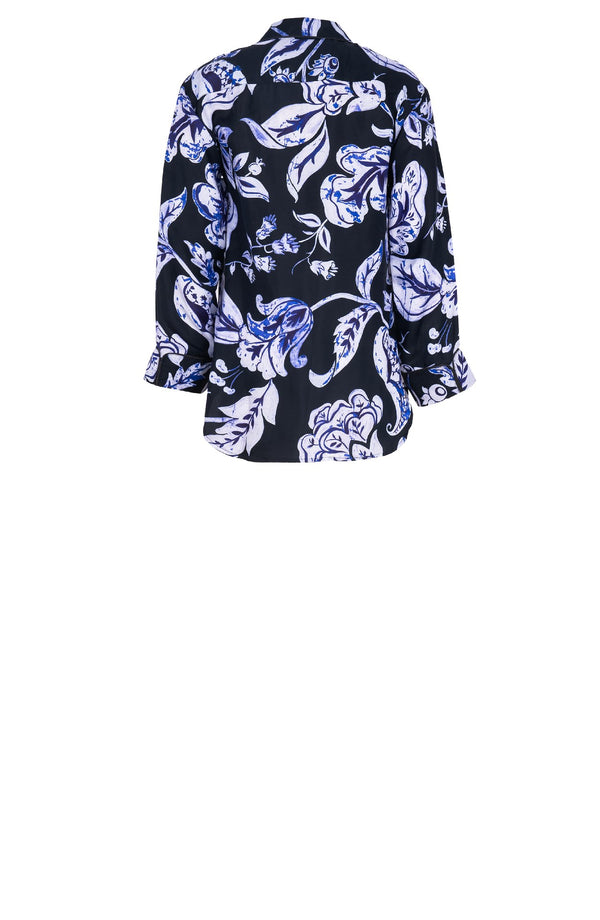 Nova Shirt Silk Twill (Riviera Flower)