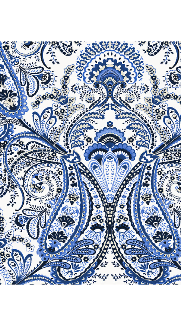 Audrey Dress #1 Shirt Collar 3/4 Sleeve Cotton Stretch (Russian Paisley)