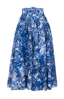 Aster Skirt #1 with Belt Midi Length Cotton Musola (Safari Toile New)