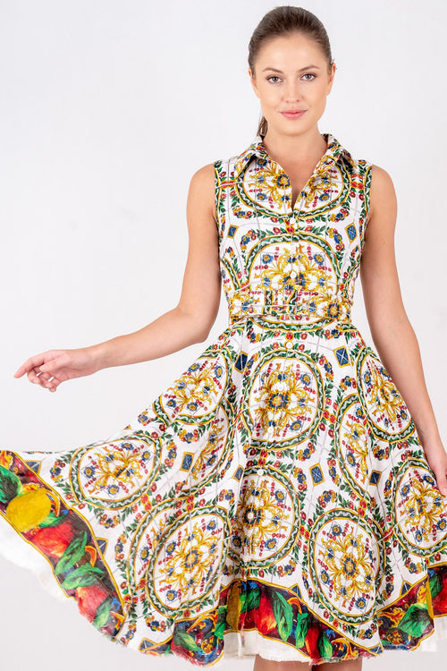 ZA Collective Azure Cotton Kaftan Dress – Shop Charlies Interiors