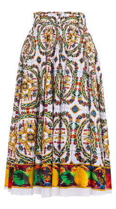 Aster Skirt Midi Length Musola (Santorini Tile) @4