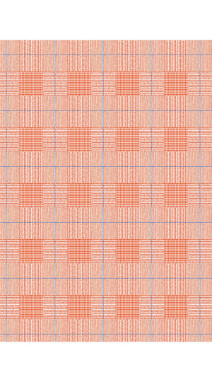 Aster Dress Shirt Collar 3/4 Sleeve Midi Length Cotton Musola (Savile Row Check Big White)