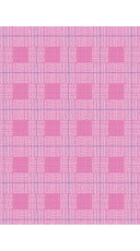 Aster Dress Shirt Collar 3/4 Sleeve Midi Length Cotton Musola (Savile Row Check Big White)