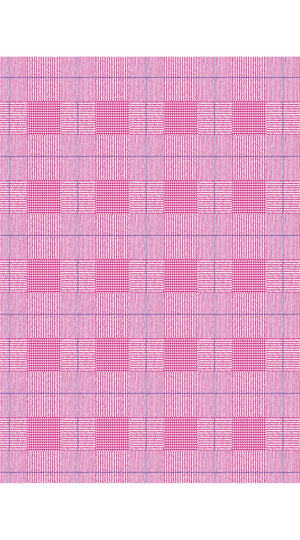 Aster Dress Shirt Collar 3/4 Sleeve Midi Length Cotton Musola (Savile Row Check Big White)