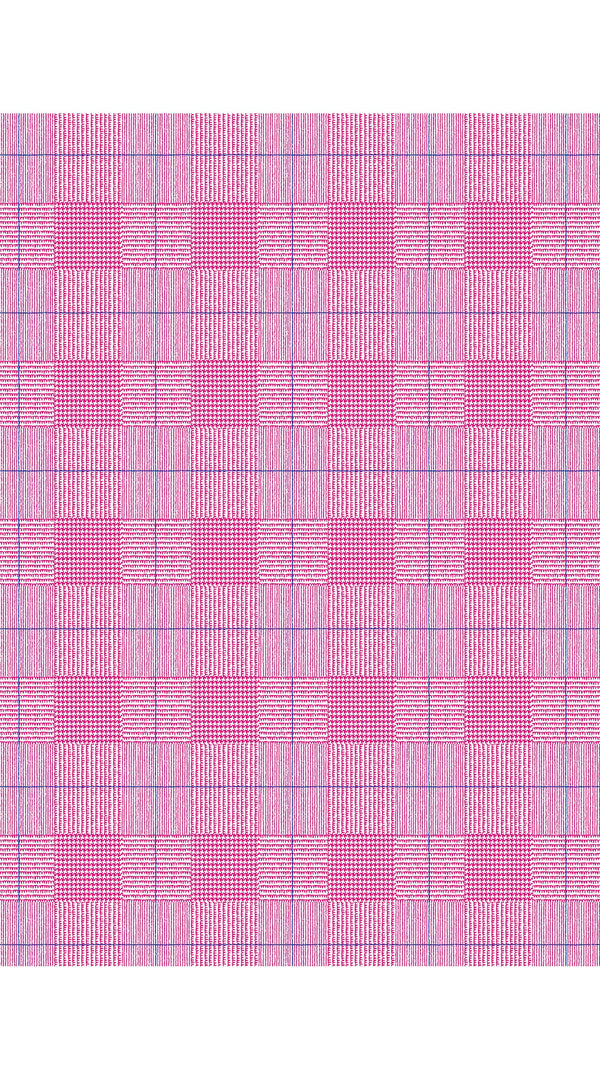 Aster Dress Shirt Collar 3/4 Sleeve Midi Length Cotton Musola (Savile Row Check Big White)