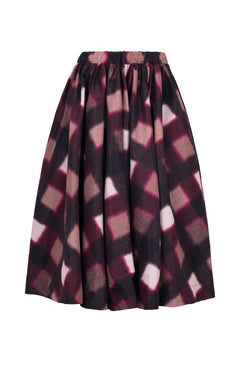 Jenny Skirt Long Length Poliamide Taffta (Scotish Plaid)