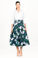Samantha Skirt Midi Length Poliamide Taffta (Sheer Bliss Rose)