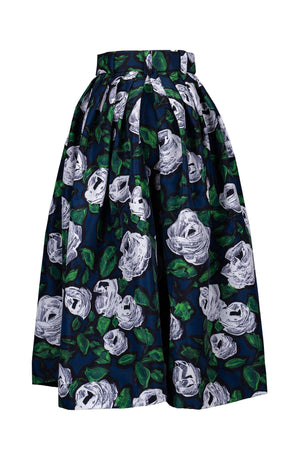 Irene Skirt Midi Length Poliamide Taffta (Sheer Bliss Rose)