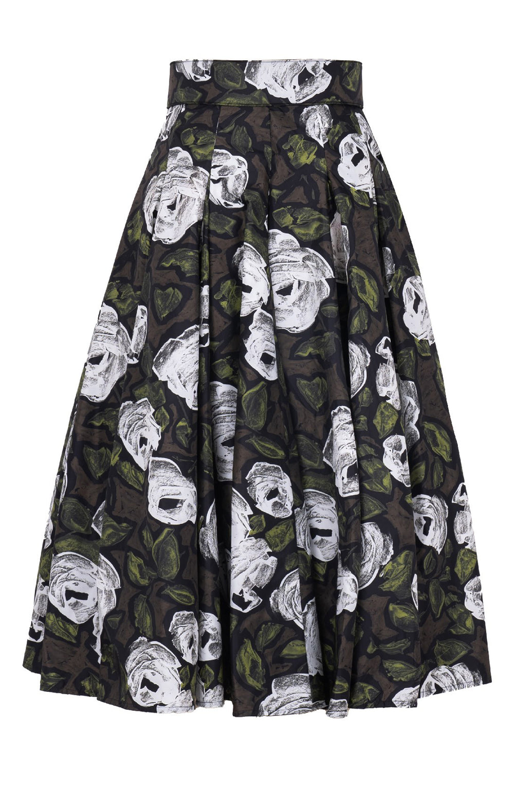 Samantha Skirt Midi Length Poliamide Taffta (Sheer Bliss Rose)