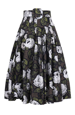 Samantha Skirt Midi Length Poliamide Taffta (Sheer Bliss Rose)