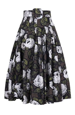 Samantha Skirt Midi Length Poliamide Taffta (Sheer Bliss Rose)