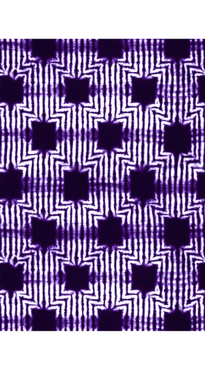 Zeller Skirt Midi Length Cotton Stretch (Shibori Akiyama)