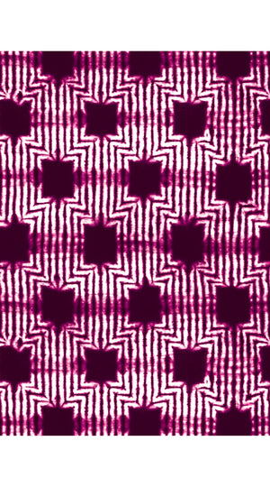 Zeller Skirt Midi Length Cotton Stretch (Shibori Akiyama)