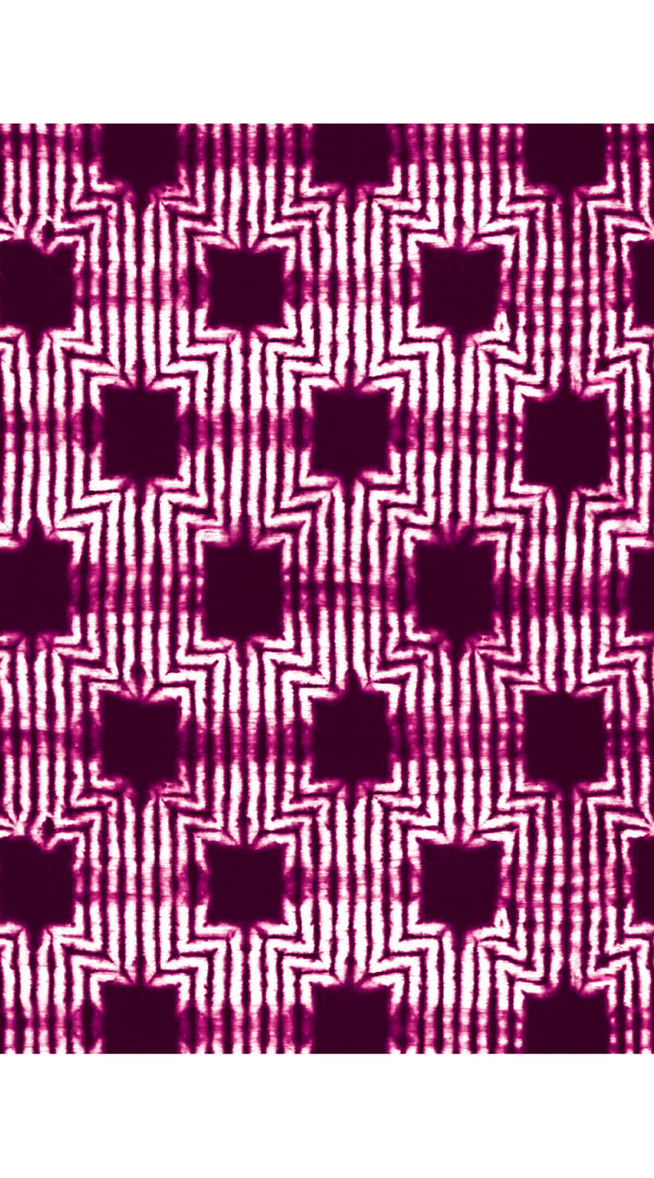 Zeller Skirt Midi Length Cotton Stretch (Shibori Akiyama)