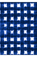 Aster Skirt #1 with Belt Midi Length Cotton Musola (Shibori Gingham)