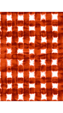 Audrey Dress #4 Shirt Collar 3/4 Sleeve Midi Length Musola (Shibori Gingham)