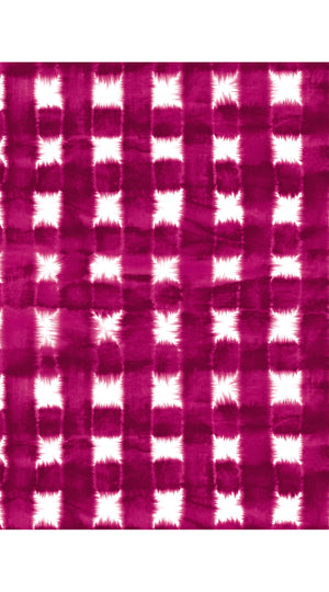 Audrey Dress #4 Shirt Collar 3/4 Sleeve Midi Length Musola (Shibori Gingham)