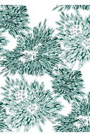 Aster Dress Crew Neck Sleeveless Midi Length Cotton Musola (Shibori Sumire)