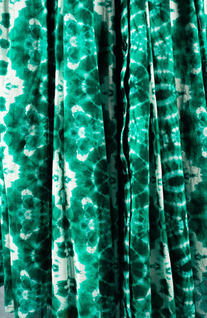 Audrey Dress #4 Shirt Collar 3/4 Sleeve Midi Length Musola (Shibori Tokaido)