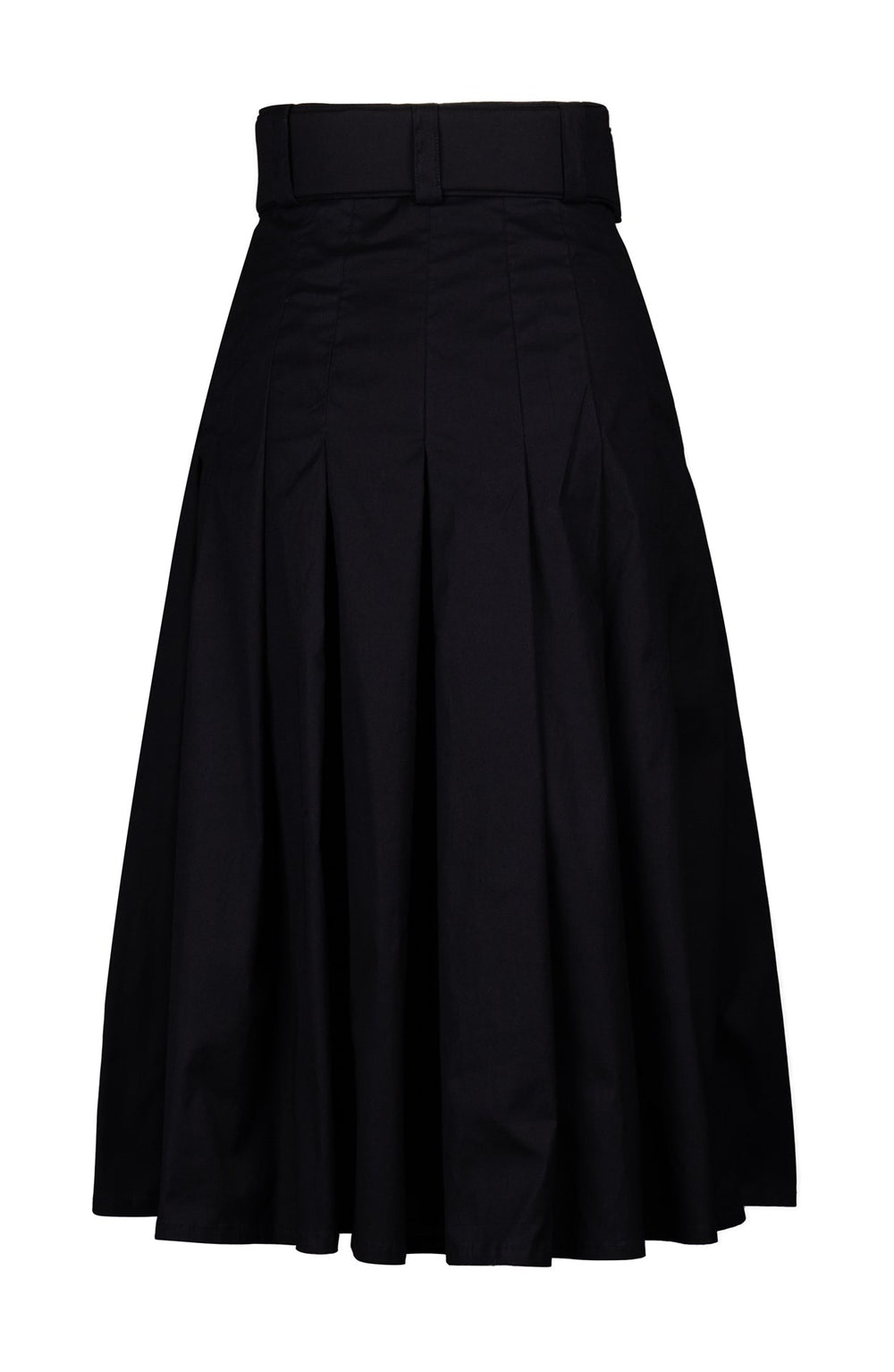 Zeller Skirt Long Length Cotton Stretch (Solid)