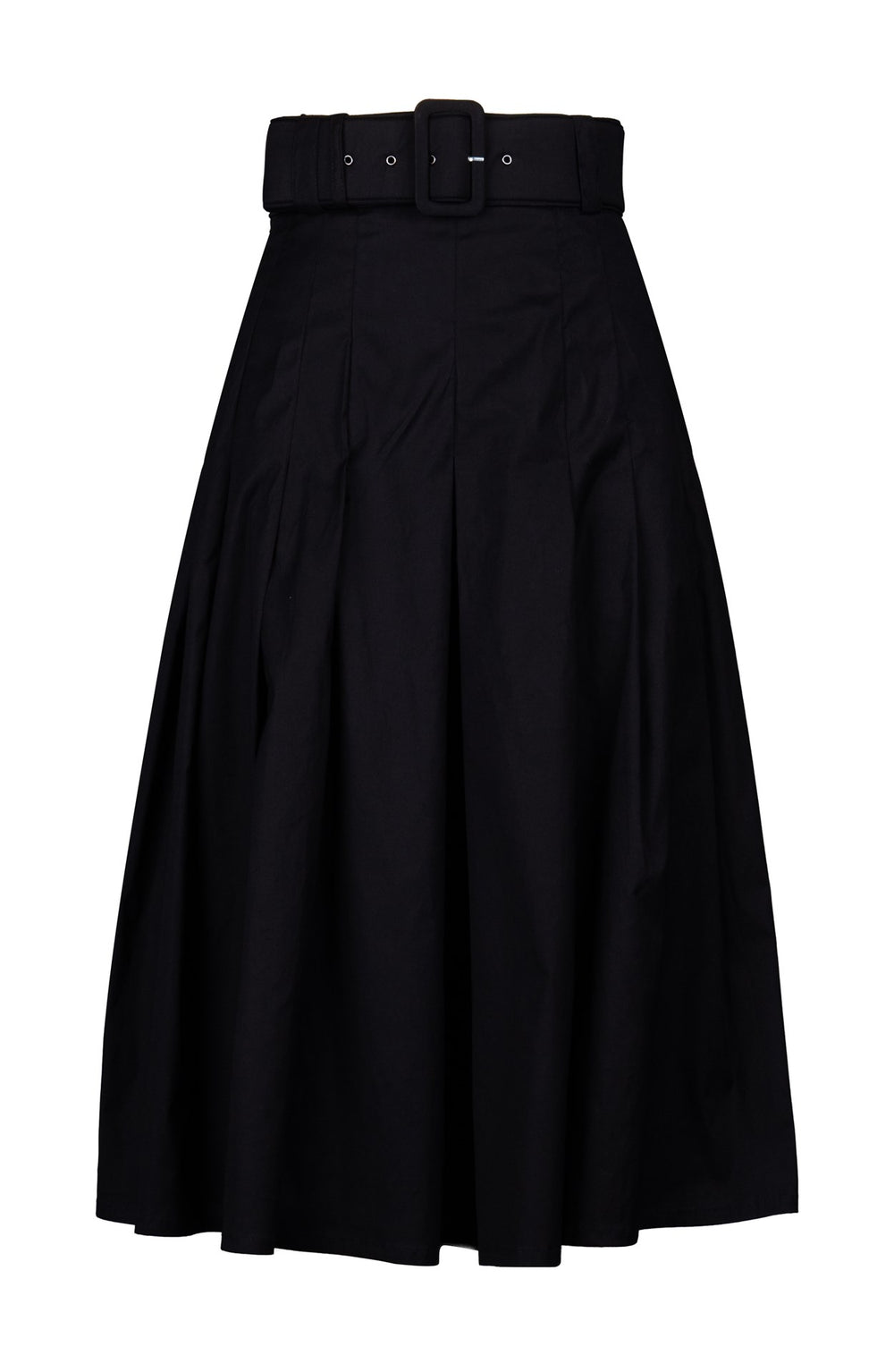 Zeller Skirt Long Length Cotton Stretch (Solid)