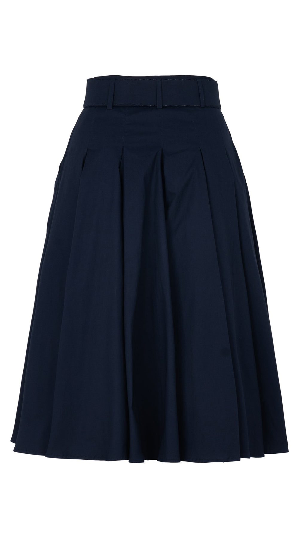 Zeller Skirt Regular Length Cotton Stretch (Solid)