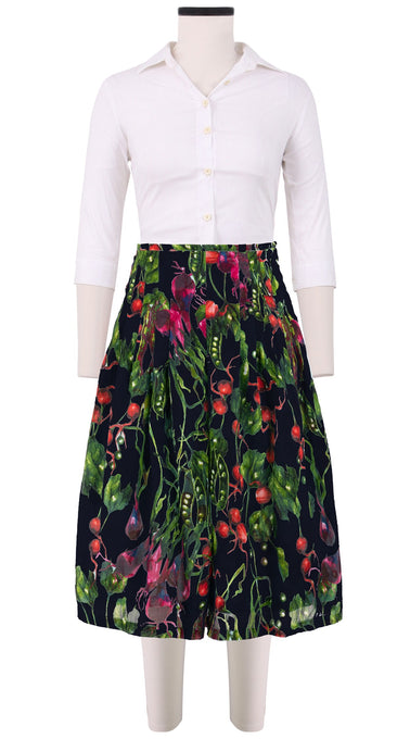 Zelda Skirt Long Length Cotton Musola (Summer Vegetables)