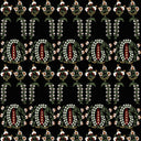 [Create Your Own] Cotton Musola (Suzani Ferns)
