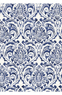 Audrey Dress #1 Boat Neck 1/2 Sleeve Long Length Cotton Stretch (Tapis Blue)