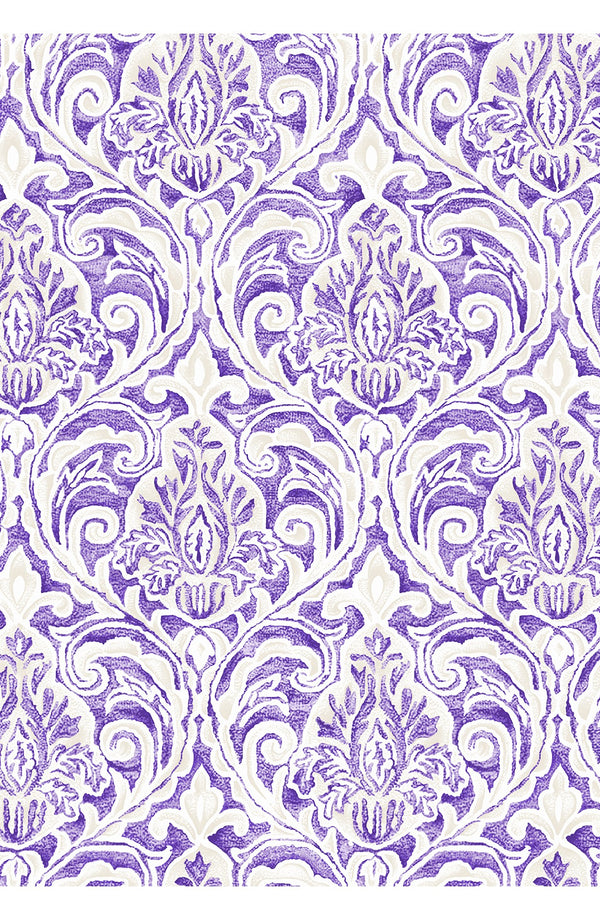 Audrey Dress #1 Boat Neck 1/2 Sleeve Long Length Cotton Stretch (Tapis Blue)