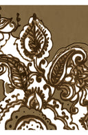 Aster Dress Shirt Collar 3/4 Sleeve Midi Plus Length Cotton Musola (Tear Drop Paisley)