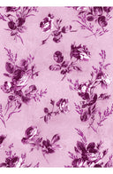 Aster Dress Shirt Collar 3/4 Sleeve Midi Plus Length Poliamide Taffta (Thorn Bud Rose Ground)