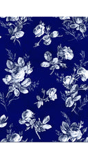 Terry Dress Shirt Collar 3/4 Sleeve Midi Plus Length Poliamide Taffta (Thorn Bud Rose Small Ground)