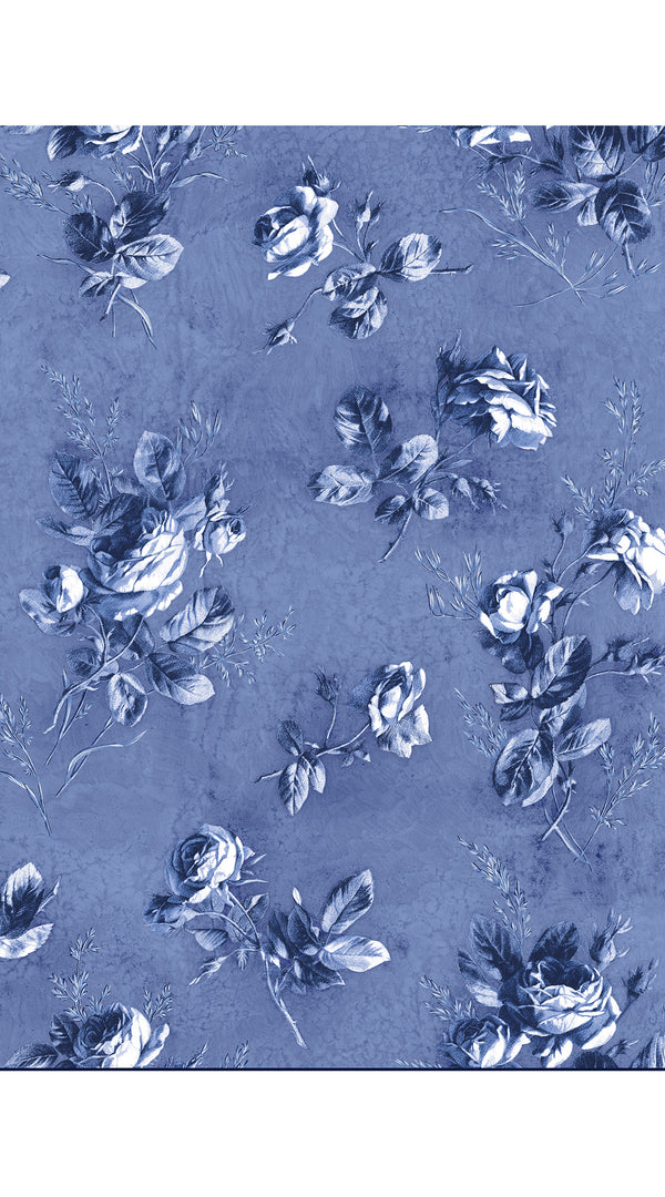 Terry Dress Shirt Collar 3/4 Sleeve Midi Plus Length Poliamide Taffta (Thorn Bud Rose Small Ground)