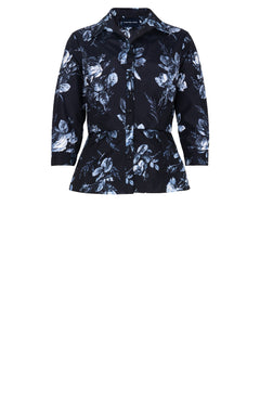 Dianne Shirt Poliamide Taffta (Thorn Bud Rose Ground)