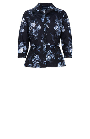 Dianne Shirt Poliamide Taffta (Thorn Bud Rose Ground)