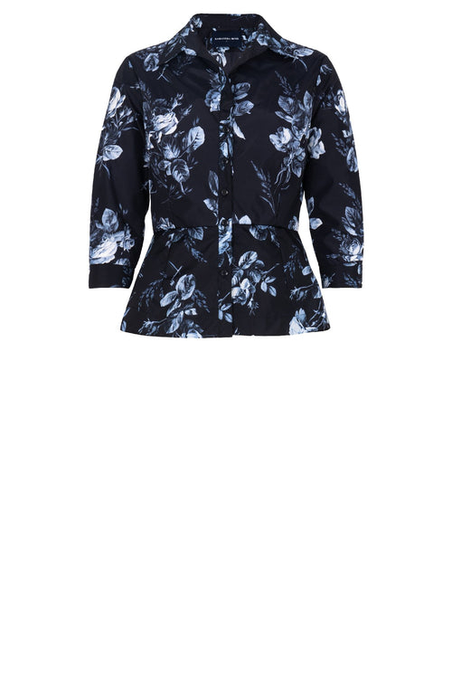Dianne Shirt Poliamide Taffta (Thorn Bud Rose Ground)