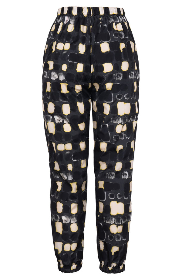 Tessa Pants Poliamide Taffta (Tie Dye Square Multi Dark)
