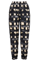 Tessa Pants Poliamide Taffta (Tie Dye Square Multi Dark)