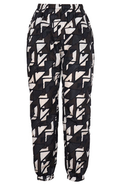 Tessa Pants Poliamide Taffta (Triangle Hand Print)