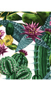 Melanie Dress #1 Sweetheart Strap Midi Length Cotton Musola (Tropical Cactus)