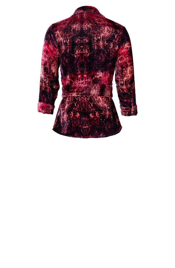 Katharine Shirt 3/4 Sleeve Silk Velvet (Venezia)