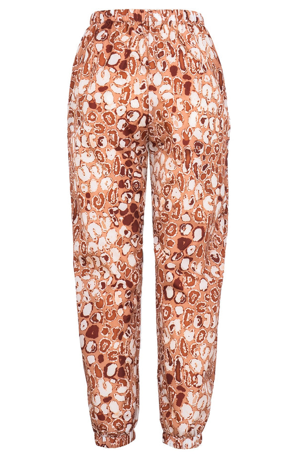 Tessa Pants Poliamide Taffta (Victoria Leopard Pastel)