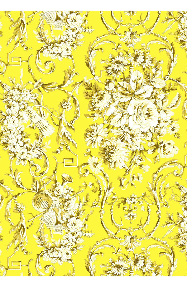 Aster Dress Crew Neck Sleeveless Midi Length Cotton Musola (Villa Carlotta Bright)