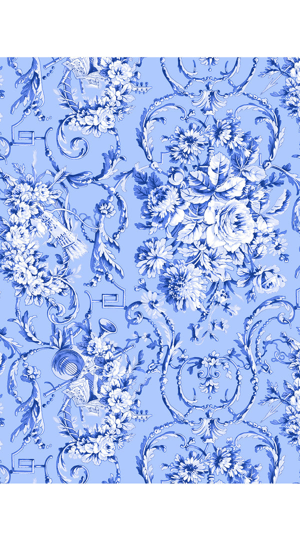 Aster Dress Shirt Collar 3/4 Sleeve Midi Length Cotton Musola (Villa Carlotta Pastel)